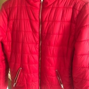 Women’s Red Lightweight Coat NWOT